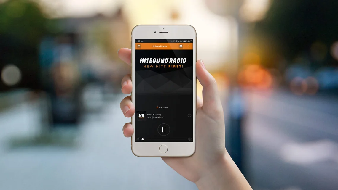A broadcaster’s mobile application created with Listen2MyApp